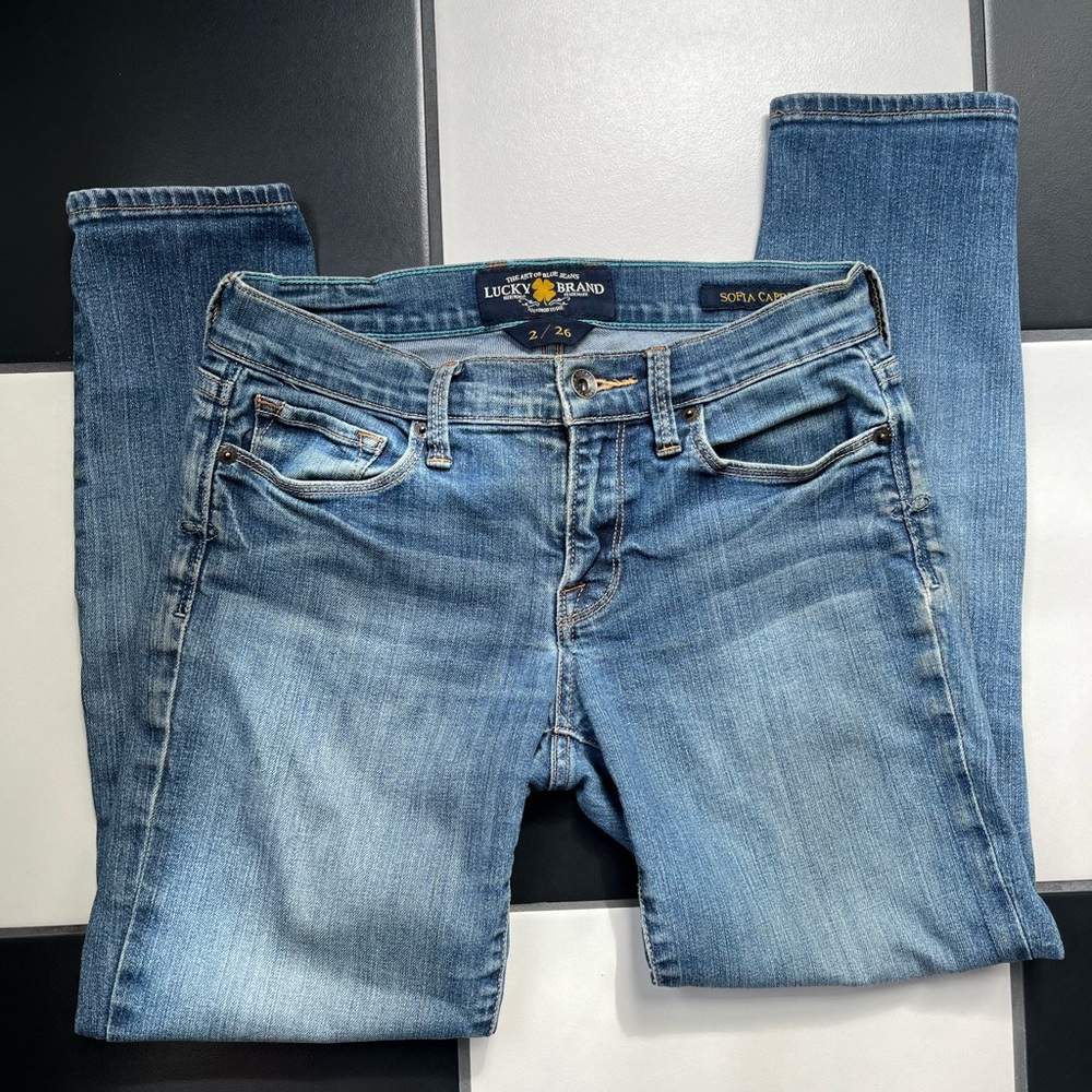 Lucky Brand Sofia Cropped Jeans